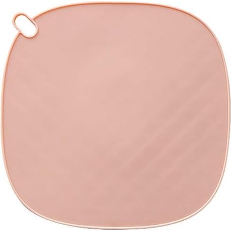 Isolierende Silikonmatte, Untersetzer, Küchentischset, Esstisch, westlicher Stil, nordischer Esstisch, rosa (1/5)