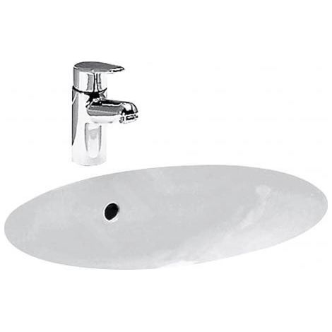 Laufen Lipsy - Lavabo encastré, 565x410 mm, blanc H8112990000001 (1/3)