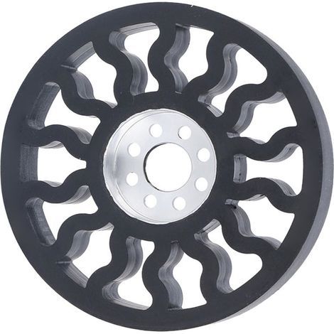 Ersatzrad aus Aluminium mit Silikonkautschukreifen für Industrieroboterzubehör, Teilenummer 5613‐0014‐0096, 96 mm Außendurchmesser (1/5)