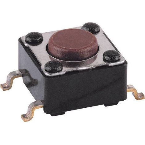 Mentor 1254.1004 1254.1004 Bouton-poussoir 12 V DC/AC 0.05 A 1 x Off/(On) à rappel 1 pc(s) Q62242 (1/4)