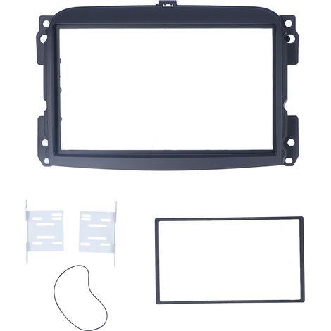 2-DIN-Autoradio-Einbausatz mit GPS-Navigation und DVD-Player für Fiat 500L (2012–2015), Stereo-Audio-Panel-Rahmen (1/5)