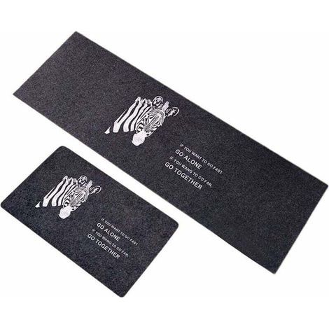 Tapis Cuisine Antidérapant 2 Pièces, Absorbant Eau Tapis pour entrée de Salle de Bain, Paillasson Tapis de Sol Cuisine Devant Evier 4 L-Fei Yu (1/3)