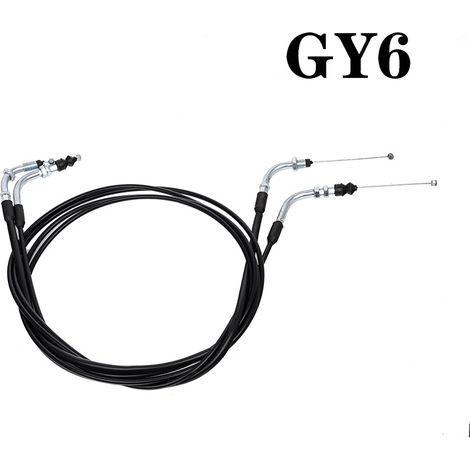 Ersatzteile für GY6 Offroad-Karts: Rückwärtsgangkabel, Rückwärts-Handbremskabel, Gaszug (1/4)
