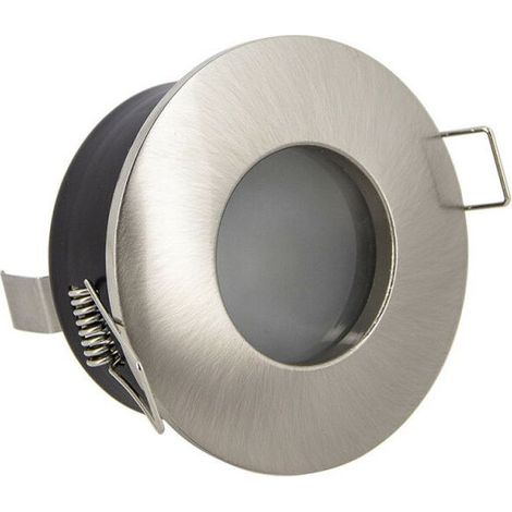 Spot GU10 50 W, lumière blanche neutre 4000 K, en acier inoxydable, étanche IP65, pour intérieur et extérieur (1/5)