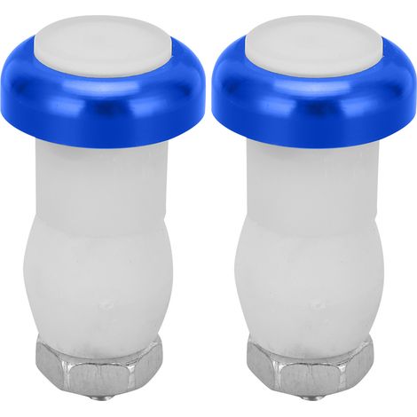 2 Pièces Feux de Vélo LED Réglables, Signaux Clignotants pour Guidon avec Piles Intégrées, Visibles à 20m, Lumière Bleue (1/5)
