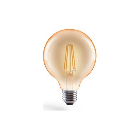 Ampoule filament LED - XAVAX - Vintage Globe 125 - E27 - 650 lm - 8 W dimmable