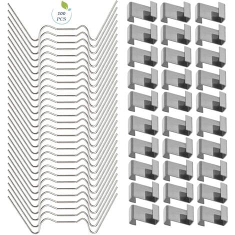 65 x18mm Lot de 10 Goupilles de Charnière Pour Couvercle de Poubelles à Roulettes En Plastique Noir Pour Poubelles Domestiques de 240 L et Commerciales