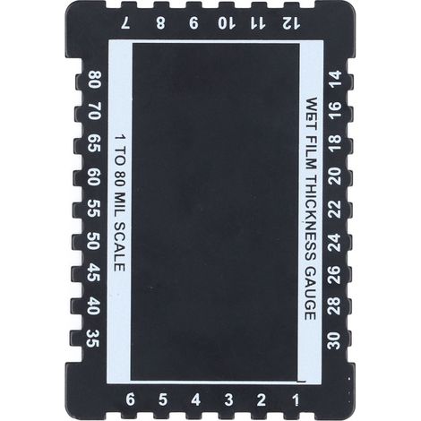 Beyamis Peigne de jauge d'épaisseur en alliage d'aluminium double face pour peinture (1/5)
