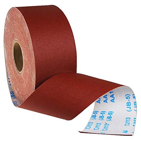 Rouleau de tissu émeri 1 m Grain 600 Grain abrasif flexible Outils de ponçage pour ponçage manuel Surface profilée et surface incurvée (1/5)