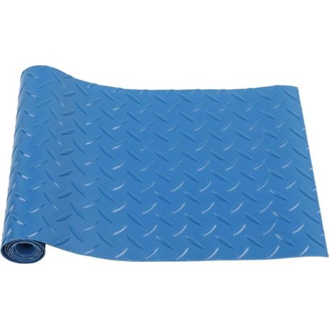 Tapis antidérapant pour escalier de piscine en caoutchouc bleu avec motif hérisson – Résistant à l’eau, sécurisé et antidérapant pour extérieur (1/5)