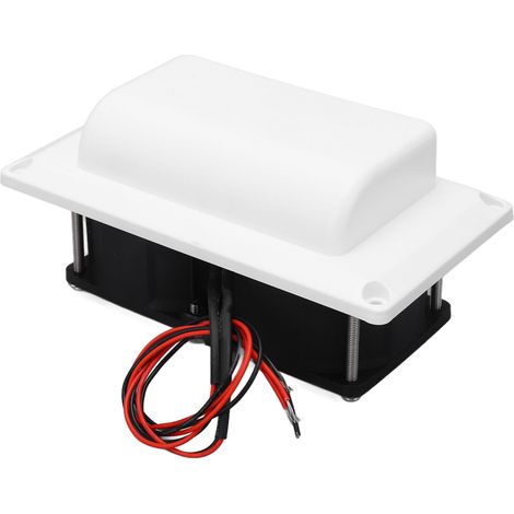 Aération latérale RV 12V haute performance pour camping-car, caravane, bateau, ventilateur d'extraction silencieux et efficace, bouche d'air de toit, kit complet, noir. (1/5)