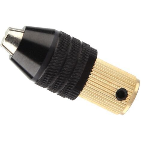 Mini Mandrin Auto-serrant Mandrin de Foret Adaptateur pour mini perceuse électrique, meuleuse électrique, Capacité de Serrage de 0,3 à 3,4 mm(3.17mm Trou), Mandrins De (1/5)