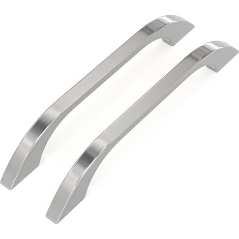 Lot de 5 Poignee de Meuble Cuisine Argenté 128 mm Poignée Meuble (1/5)