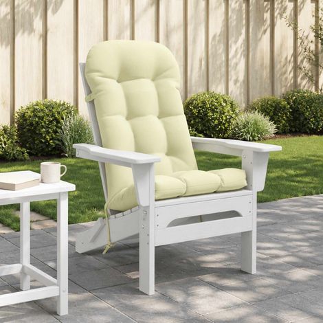 vidaXL Cojín para tumbona de sol PUTTEN 100% Poliéster Crema (1/5)