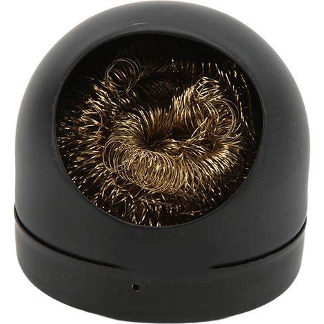 Nettoyeur de pannes de fer à souder universel, fil de nettoyage pour pannes de fer à souder, plaque métallique, boule de fil pour pannes de fer à souder (1/5)