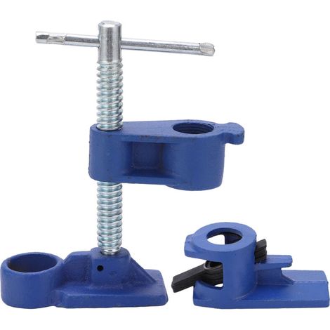 G3/4in Wood Glue Pipe Clamping Set Quick Release Vise Fixing Set. (1/5)