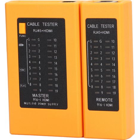 Multifunktionales Netzwerkkabeltestgerät, RJ45-Prüfgerät für große Entfernungen, HD-Diagnose für Ethernet-Verkabelung, professionelles Testgerät (1/5)