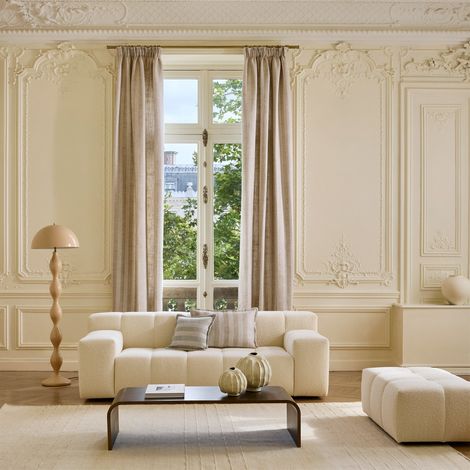 Rideau en Jacquard de rayures  FABBIO (1/4)