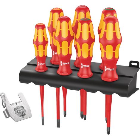 Wera Schraubendrehersatz Kraftform VDE 7tlg. Flaschenöffner Metal 05138712001 (1/5)