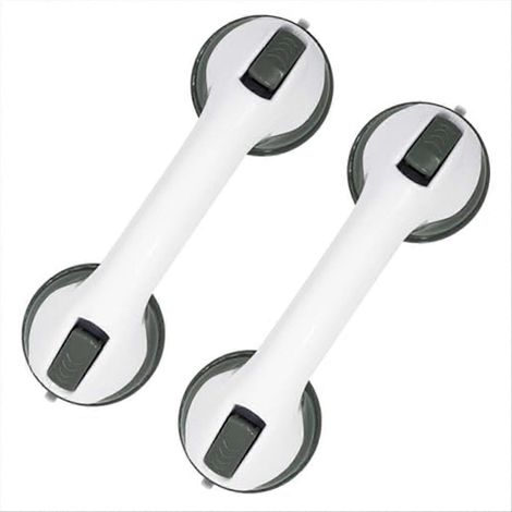 Lot de 2 barres d'appui pour baignoire et douche, barre de douche à ventouse, barres de sécurité pour siège de douche, barres d'appui pour salle de bain (1/5)