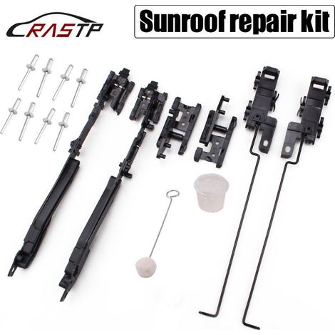Sunroof rail repair kit for Ford F150, F250 and F350 (black, one piece only). (1/4)