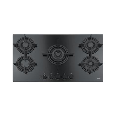 Franke Crystal FHCR 905 4G TC HE BK C Placa de cocina empotrada negra 90 cm Gas 5 fuegos (1/2)