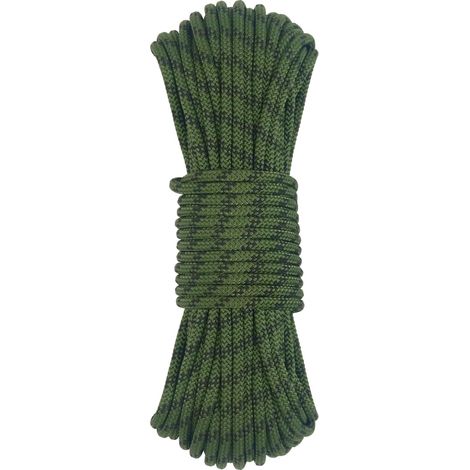 Corde d'extérieur 6mm Accessoire 6M/15M/30M/50M Corde d'évacuation Multifonctionnelle pour Pêche à L'aimant Transport de Charges Lignes de Quai pour Voiliers, Camping, Randonnée, Transport (1/5)
