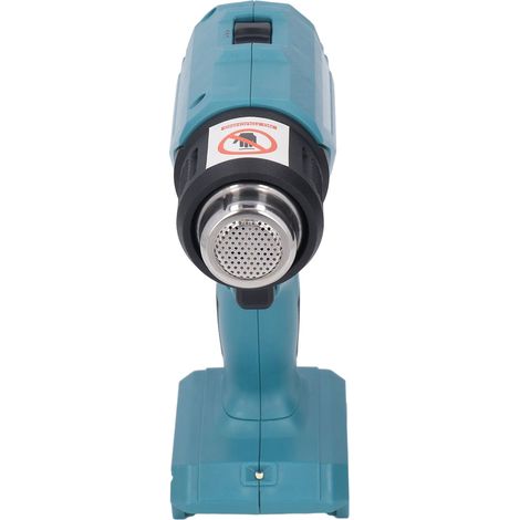 Pistolet à air chaud sans fil, température réglable, portatif, rechargeable, avec 4 buses, bleu (1/5)