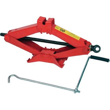 Scherenwagenheber Tragfähigkeit 1500 kg Hub 260 mm Bauhöhe 100 mm Endhöhe 365 mm