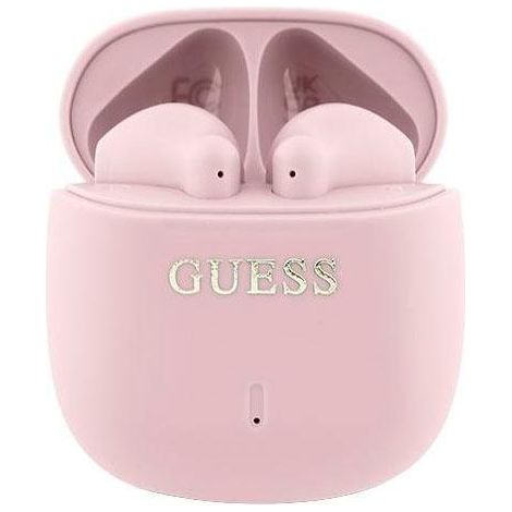 Auricular inalámbrico Guess Classic / TWS / Bt 5.3 / Control por voz / 300 mAh / Rosa / GUTWSJ14ESGP