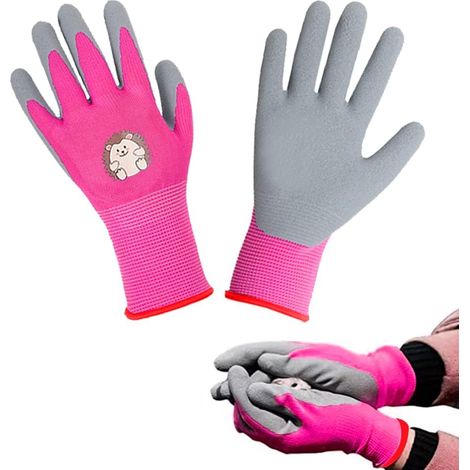 Gants de Jardinage pour Enfants - Safety Gants de Travail pour Jeunes Filles et Garçons de 3 à 5 Ans (1/5)