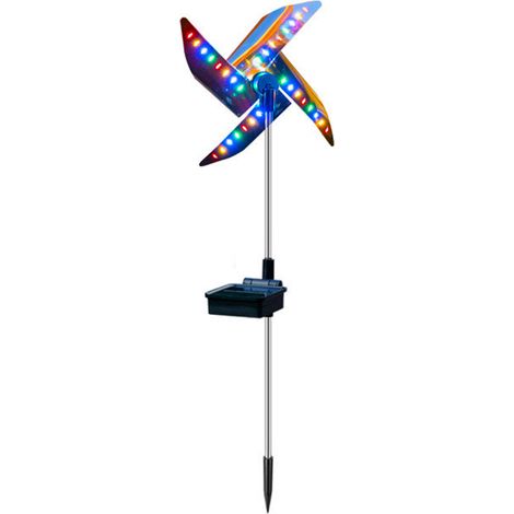 Solarbetriebene Windmühlenlampe, dekorative Lampe für Garten, Hof oder Außenbereich, LED-Rasenbeleuchtung (1/5)
