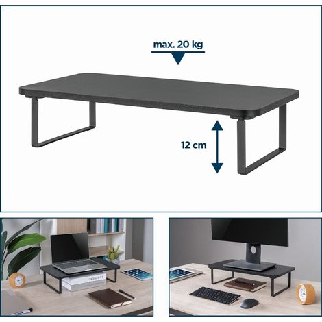 Support/support d'écran Gembird MS-TABLE-03 pour bureau, noir