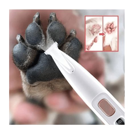 Filiyano-Tondeuse professionnelle pour animaux avec lumière LED - Lame de 18 mm de large, alimentation par batterie/USB, lames de rechange (1/2)