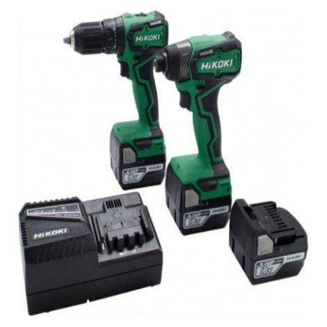 HiKOKI KC18DDX 18V COMBI & I/DRIVER TWIN KIT
