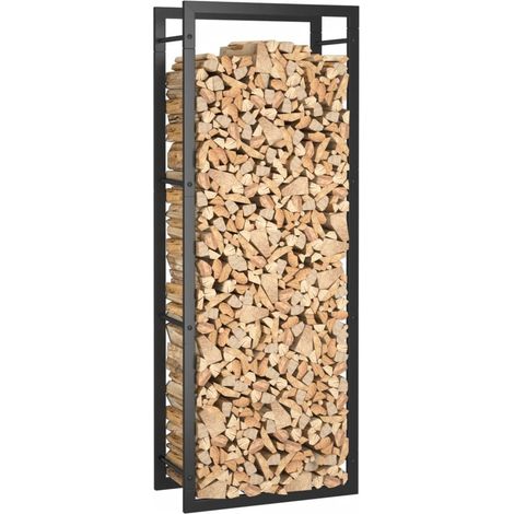 Range Bûches intérieur 132 cm de hauteur . Idéal rangement bois de chauffage (1/5)