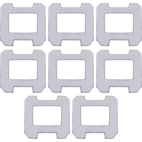 8 Stück Reinigungspad Ersatzteile für ECOVACS WINBOT W2 Omni / W2 / W1 Pro / W1 Fensterputzroboter, Waschbare Mikrofaser Wischtücher reinigen effektiv Flecken und Staub von Fenstern