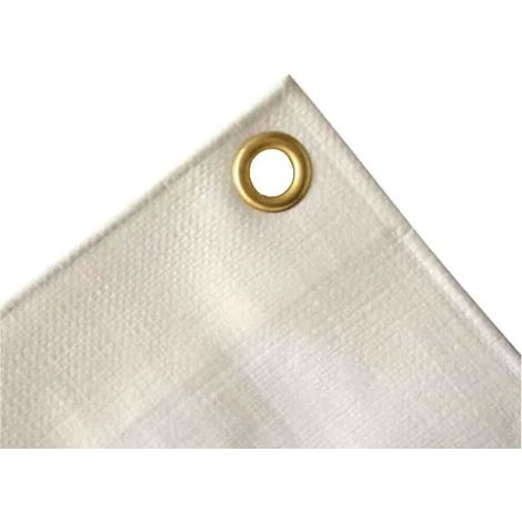 280 g/m² blanc 10 x 15 (150m²) bâche de couverture (1/5)