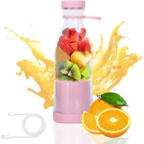 Blender Smoothie Maker mlangeur de smoothie portable de 380 ml adapt au smoothie au jus de milkshake couleurs multiples (1/4)