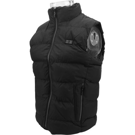 Gilet chauffant électrique USB à 3 niveaux de chauffage, vêtement chaud et confortable pour hommes et femmes, taille XXL (1/5)
