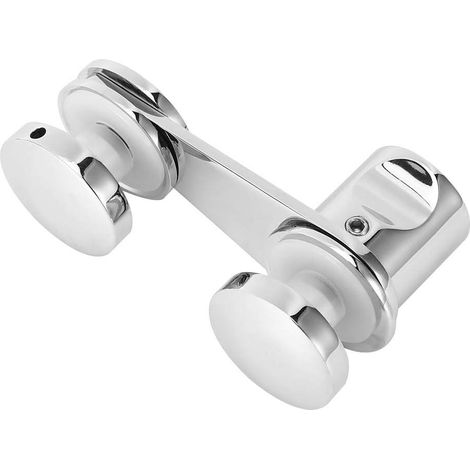 Serrure élégante pour porte de salle bain en verre, loquet douche (1/5)