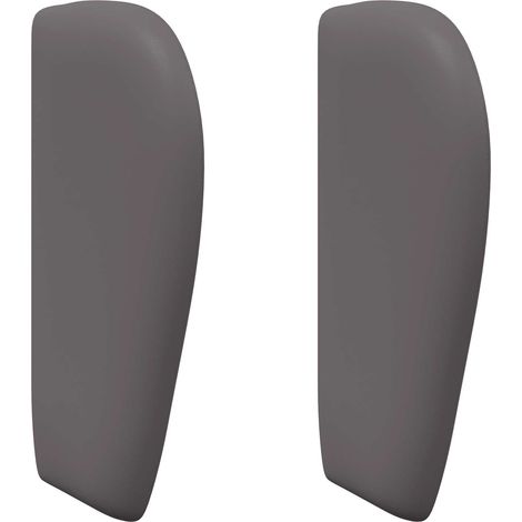 Maison Exclusive - Kopfteil Ohr Dunkelgrau 40 x 23 x 6 cm PVC