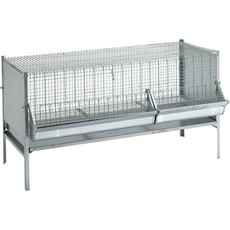 ControF - Gabbia antitopo per polli cm 120x50x65h
