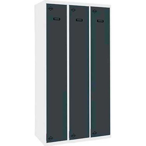 Taquilla 1800x900x500 SIMONLOCKER PROFESIONAL SINGLE 3/3 300 (900) BL/AN marca SIMONRACK