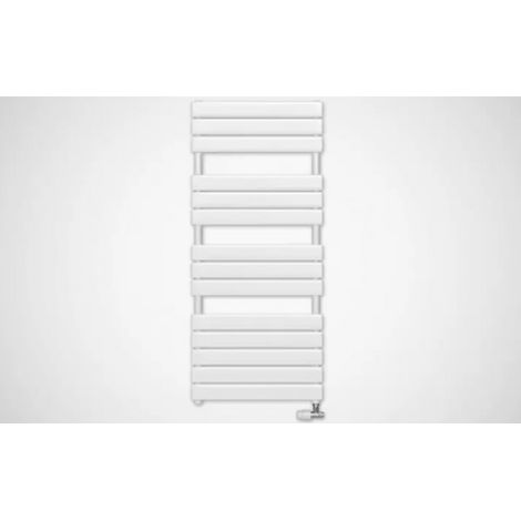 Atlantic – Sèche-serviettes eau chaude 491W – Largeur 556mm x Hauteur 957mm – Acier résistant à l'humidité – 861948