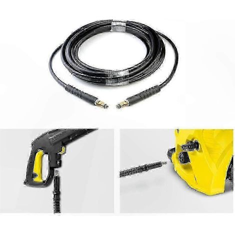 m Hochdruckschlauch für K2 K3 K4 K5 Reiniger, verstärkter Schlauch kompatibel mit der K-Serie, abrieb- und witterungsbeständig, ideal für die Außenwäsche und Fahrzeugreinigung. (1/4)