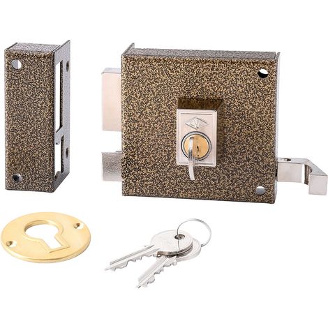 CVL cerradura cvl 125a/  8/he izquierda , Cerradura Cvl 125a/  8/he izquierda.- Cerradura de sobreponer.- Picaporte accionado por llave exteriormente y con llave y tira (1/2)