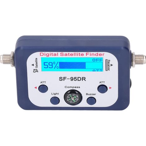 Détecteur de signal satellite numérique 950‑Détecteur de satellites portable rétroéclairé avec écran LCD 2150 MHz (1/5)