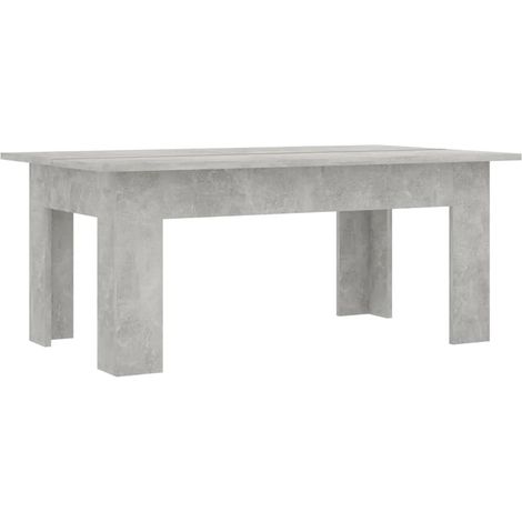 Maison Exclusive - Couchtisch Betongrau 100x60x42 cm Holzwerkstof (1/5)