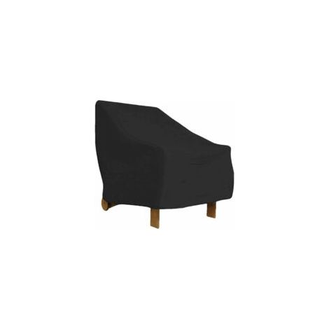 Promotion Housse Fauteuil Jardin Extérieur à Assise Profonde 210D Imperméable Couverture pour Chaise Patio Anti UV Anti-Vent avec Corde Ajustable,80x85x91cm (1/5)